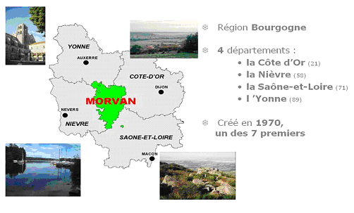 Carte bourgogne